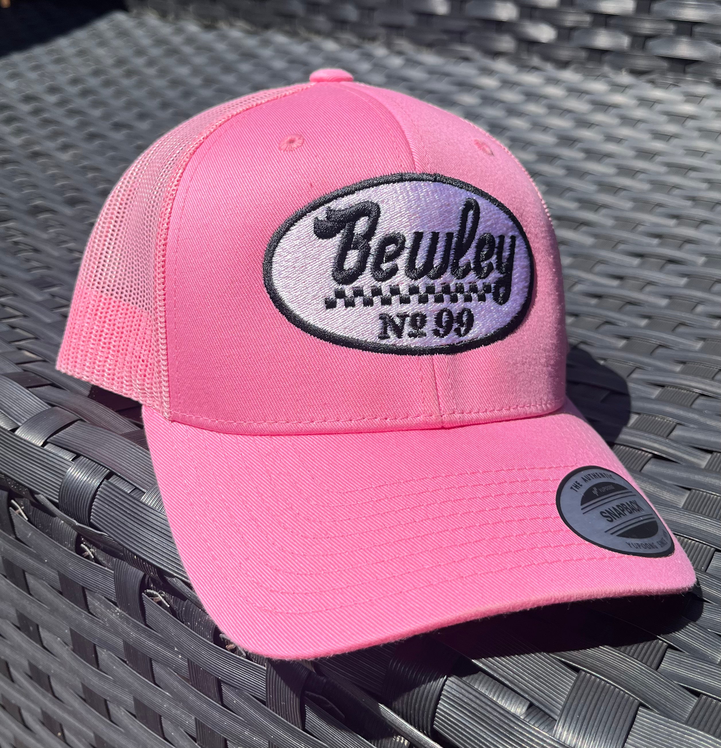 Pink classic trucker